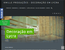 Tablet Screenshot of kmilleproducoes.com.br